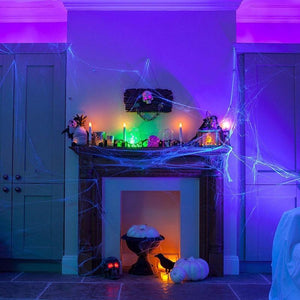 Stretchy Cobweb And Spiders For Halloween Decoration - Dreamy Hot Deals