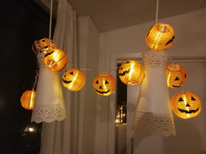 Pumpkin-Shaped Led String Lights For Halloween - Dreamy Hot Deals