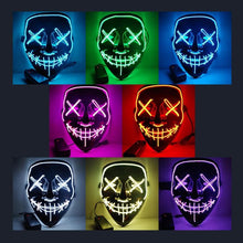 Load image into Gallery viewer, LED Light Up Halloween Purge Mask - Dreamy Hot Deals