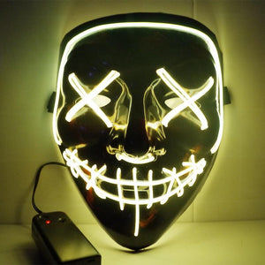 LED Light Up Halloween Purge Mask - Dreamy Hot Deals