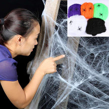 Load image into Gallery viewer, Stretchy Cobweb And Spiders For Halloween Decoration - Dreamy Hot Deals