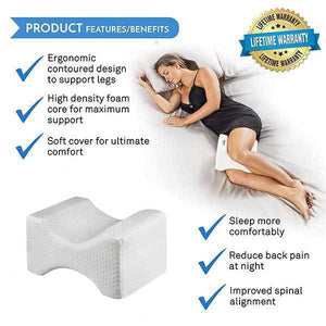 SleepWell™ Memory Foam Hip Alignment Leg Pillow - Dreamy Hot Deals